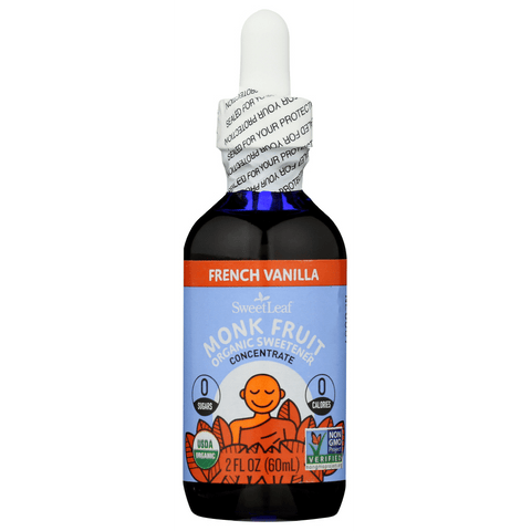 Organic Monk Fruit Sweetener Vanilla (60ml)