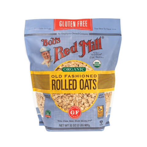 Organic Gluten Free Old Fashioned Rolled Oats (907g)