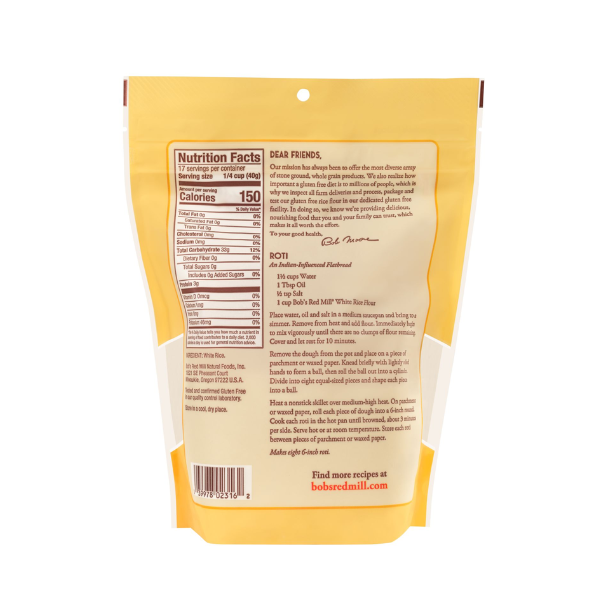 Gluten Free White Rice Flour (680g) Juthour