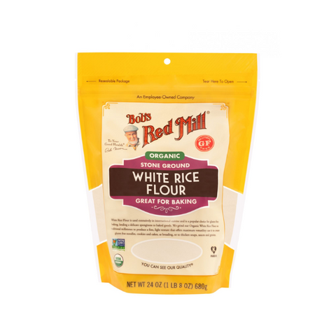 Organic Gluten Free White Rice Flour (680g)
