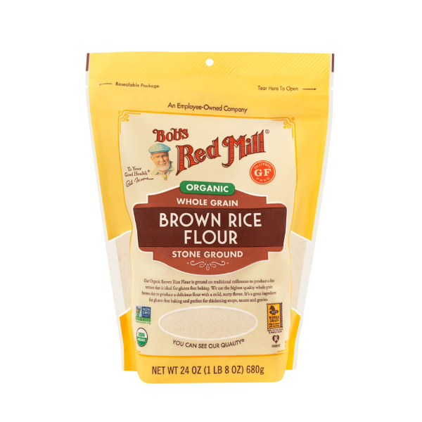Organic Gluten Free Brown Rice Flour (680g)