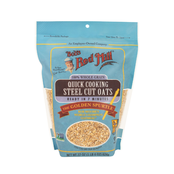 Quick Cooking Steel Cut Oats (624g)