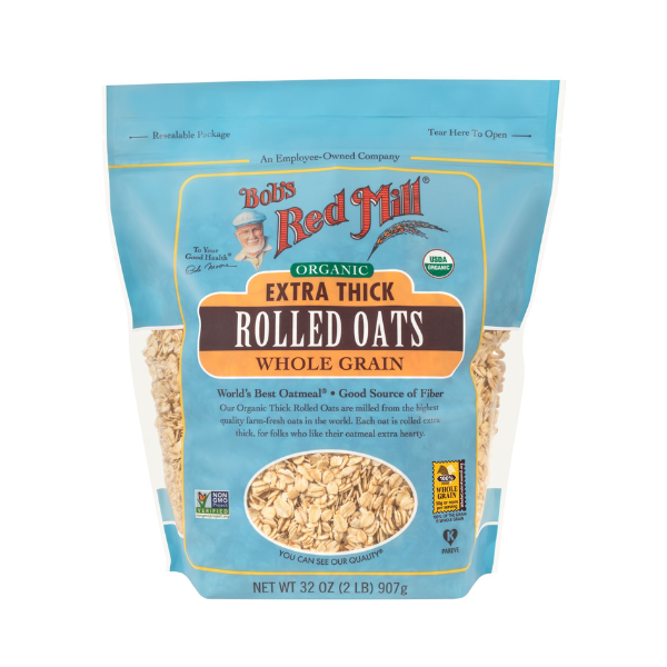 Organic Extra Thick Rolled Oats (907g)