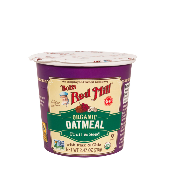 Organic Gluten Free Oatmeal Fruit & Seed (70g)