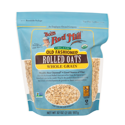 Organic Old Fashioned Rolled Oats (907g)