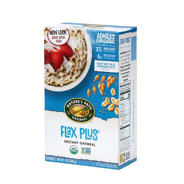 Organic Hot Cereal Pouch Flax nOats Cereal (400g)