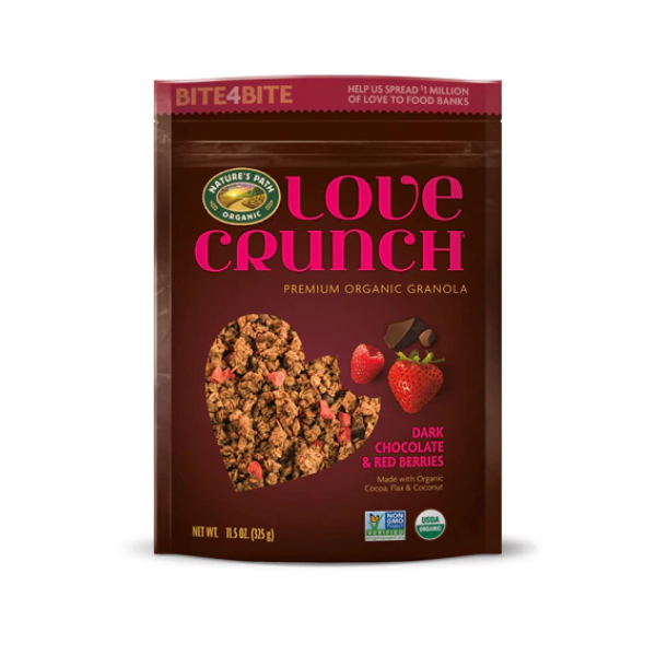 Organic Love Crunch Dark Chocolate & Red Berries (325g)