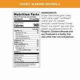 Gluten Free Honey Almond Granola (170g)