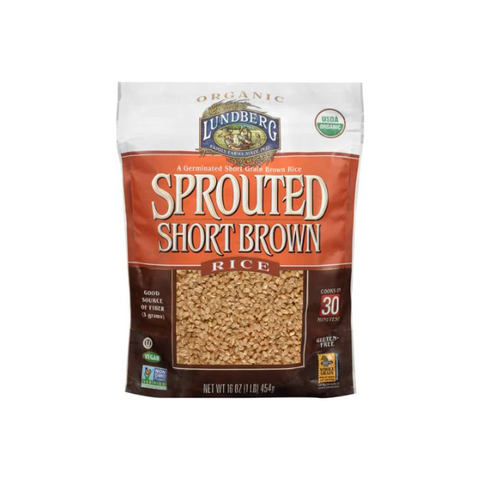 Organic Sprouted Short Brown Rice (454g)