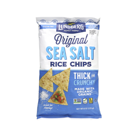 Organic Rice Chips Sea Salt (170g)