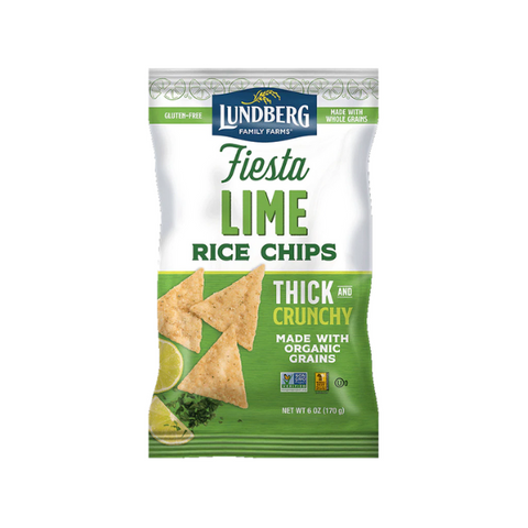 Organic Rice Chips Fiesta Lime (170g)