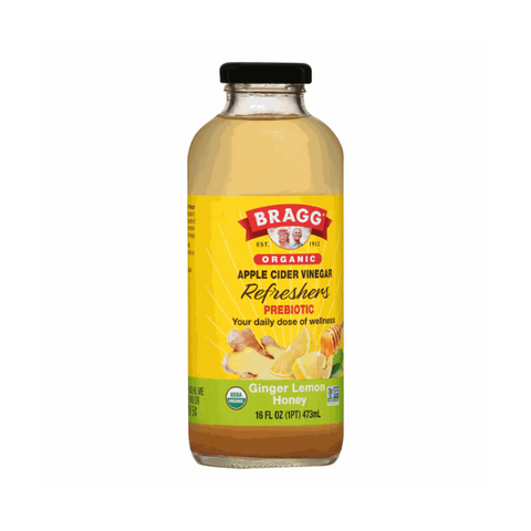 Organic Prebiotic Refreshers Ginger Lemon Honey (473ml)