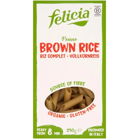 Organic Gluten Free Brown Rice Penne 250g