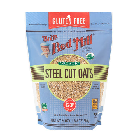 Organic Gluten Free Steel Cut Oats (680g)