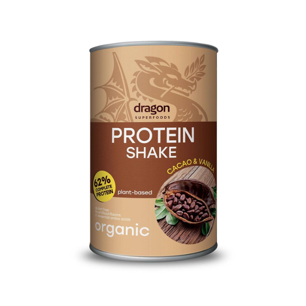 Organic Gluten Free Protein Shake Cacao & Vanilla (500g)