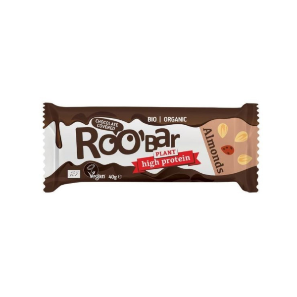 Organic Gluten Free RooBar Almond Protein Bar (40g)