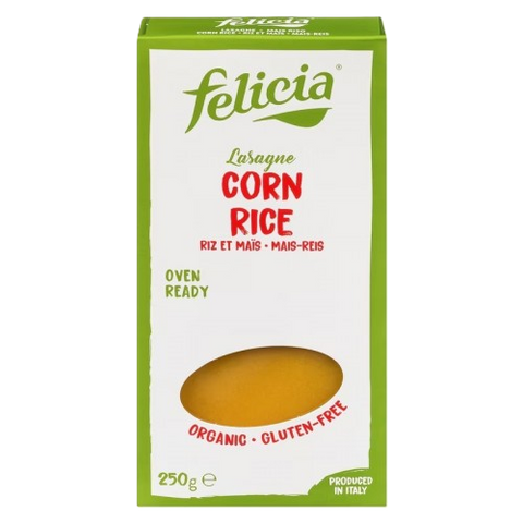 Organic Gluten Free Corn Rice Lasagne 250g