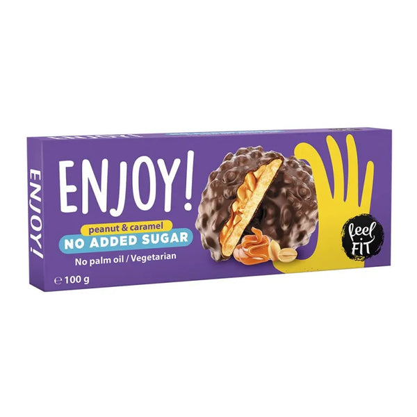 Sugar Free Peanut & Caramel Cookies 100g