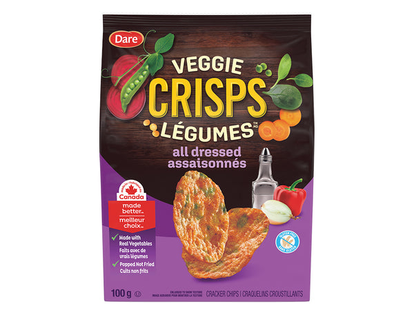 Gluten Free Veggie Crisps All Dressed 100g