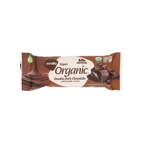 Organic Gluten Free Double Dark Chocolate with Sea Salt 50g