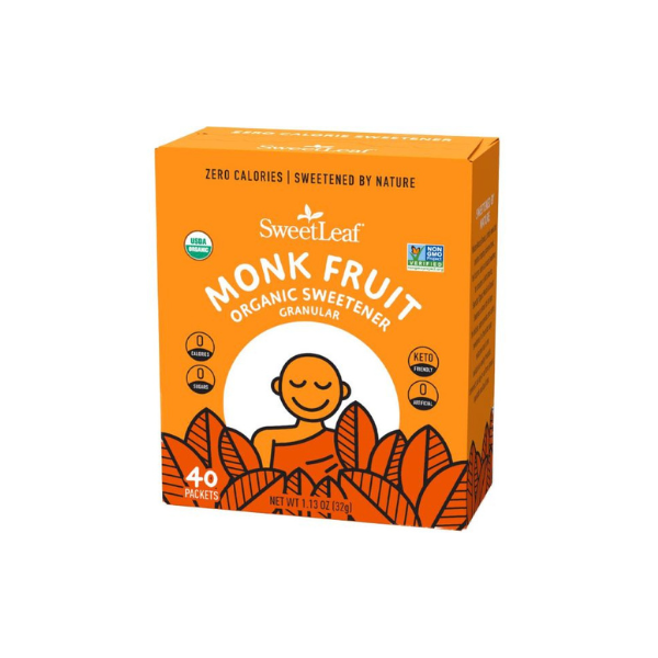 Organic  Monk Fruit Sweetener 40 Packets (32g)
