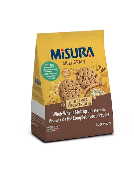 6 Cereal Biscuits with Sweetener 120g