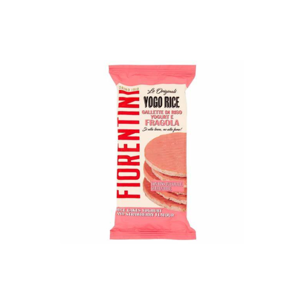 Rice Cake with Yoghurt and Strawberry (100g)