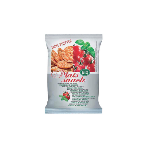 Organic Corn Snacks With Tomato and Basil (50g)