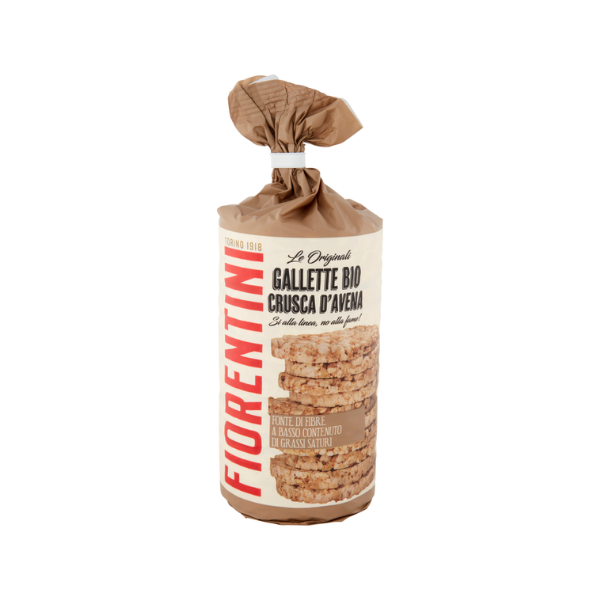 Organic Crispy Cakes with Oat Bran (100g)