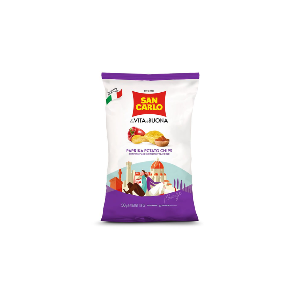 Paprika Potato Chips (50g)