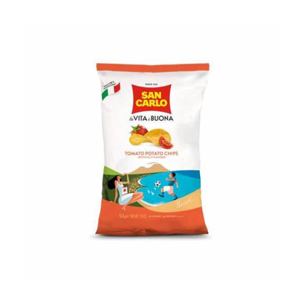 Tomato Flavour Potato Chips (50g)