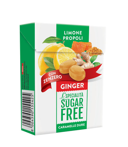 Gluten Free Sugar Free Lemon & Ginger Hard Candies (50g)