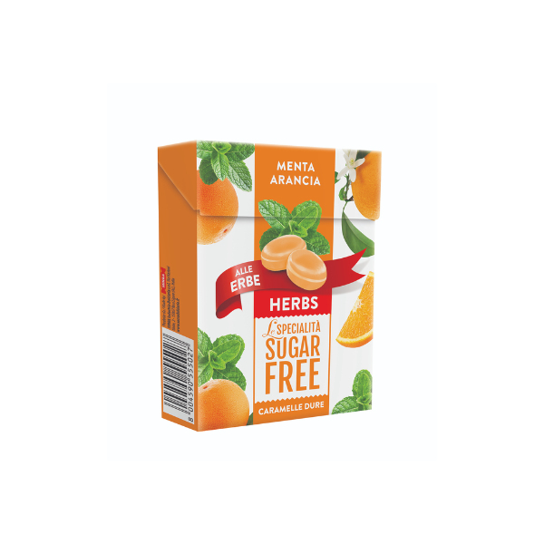 Sugar Free Orange Mint Hard Candies (50g)