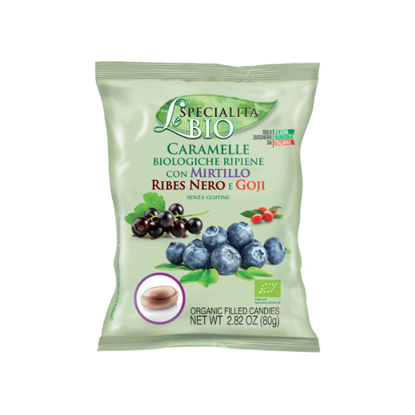 Organic Blueberry & Blackcurrant Filled Candies (80g)
