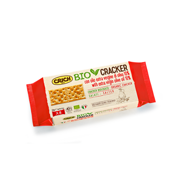 Organic Oilve Oil Salted Crackers (250g)