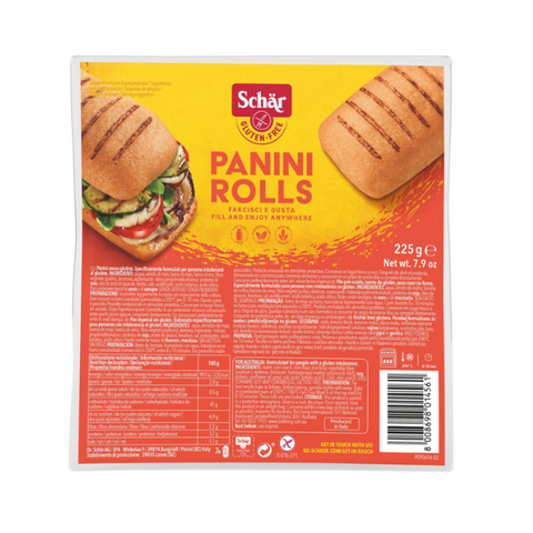 Gluten Free Panini Rolls Bread  (225g)