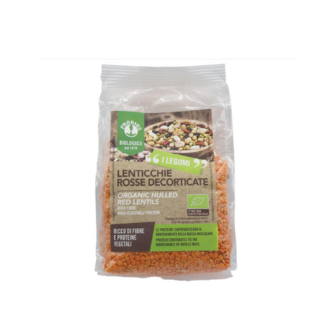 Organic Hulled Red Lentils (400g)