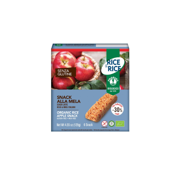 R&R Organic Rice Snack With Apple (129g)