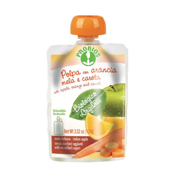 Organic  Apple Orange & Carrot ( 100g)