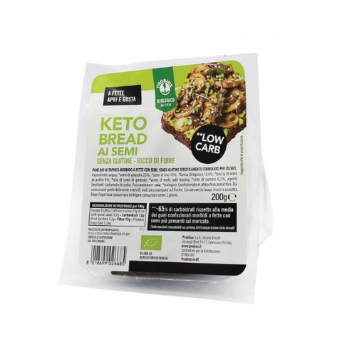 Organic Gluten Free Keto Tapioca Bread with Seed (200g)