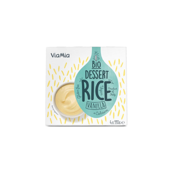 Organic Gluten Free Rice Dessert Vanilla (4*110g)