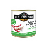 PRO IL Org Borlotti Brown Beans in Water (400g)