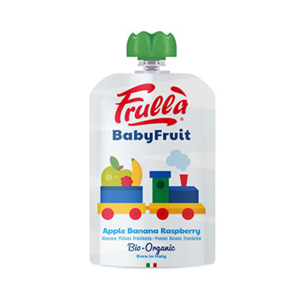 Organic Apple Banana & Raspberry Puree  ( 100g )