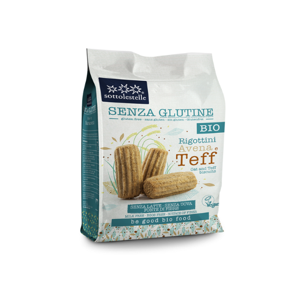 Organic Gluten-Free Oats &Teff Rigottini (250g)