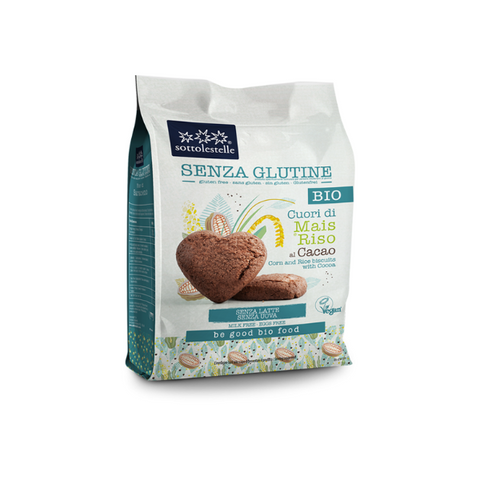 Organic Gluten-Free Corn & Rice with Cocoa Cookies (250g)