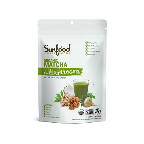 Organic Matcha & Mushrooms (165g)