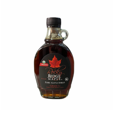 Organic  Maple Syrup Dark Color Grade A  ( 236ml  ) 8oz