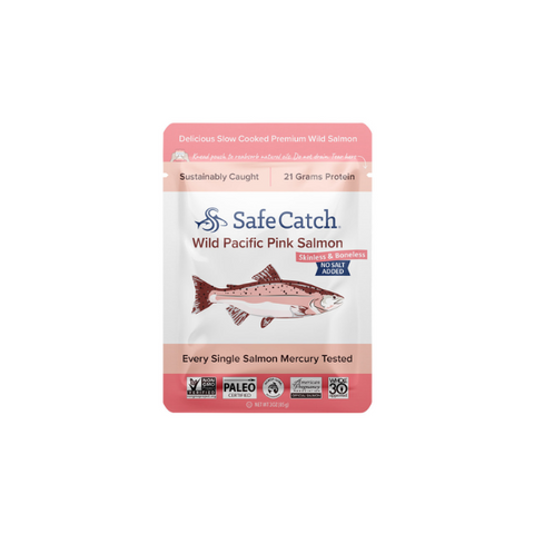 Wild Pacific Pink Salmon -No Salt Added- (85g)