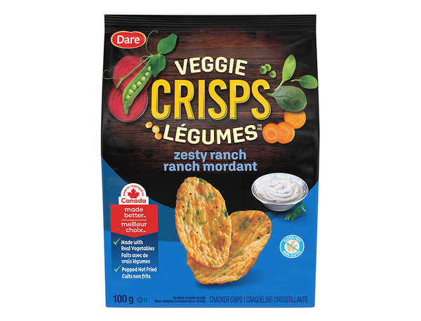Gluten Free Veggie Crisps Zesty Ranch 100g