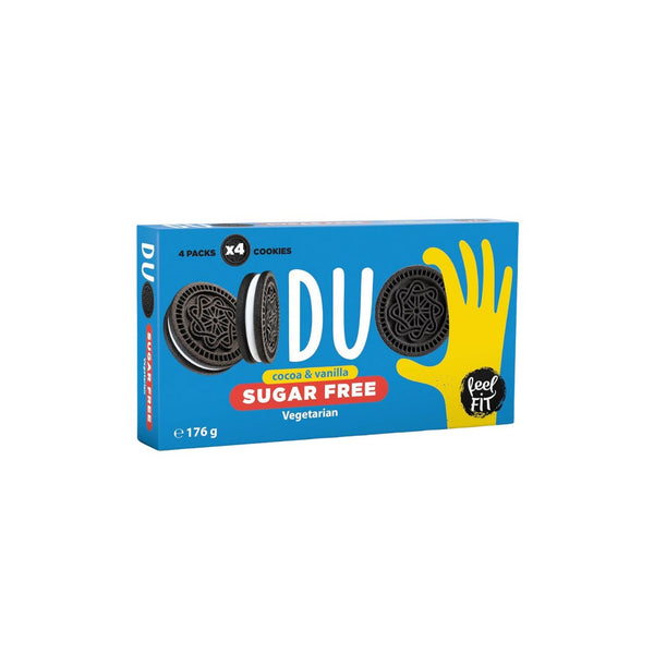 Sugar Free DUO Cocoa & Vanilla Cookies 176g